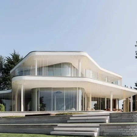 Di Lusso Sul Lago Maggiore Con Darsena Privata Willa