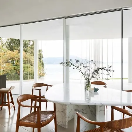 Villa Di Lusso Sul Lago Maggiore Con Darsena Privata *