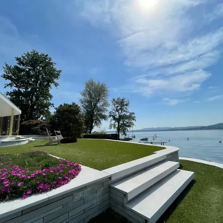 Di Lusso Sul Lago Maggiore Con Darsena Privata Willa Lesa